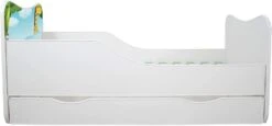Lit Enfant à Tiroir Et Matelas 70x140 Cm Africa -Vente De Chambre lit enfant a tiroir africa melamine blanc 70x140 cm 5902533410064 569622