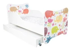 Lit Enfant à Tiroir éléphants 80x160
