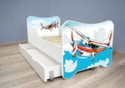 Lit Enfant à Tiroir Et Matelas 70x140 Cm Avion -Vente De Chambre lit enfant a tiroir et matelas 70x140 cm avion 5902533410286 569689