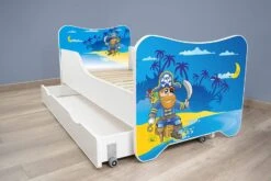 Lit Enfant à Tiroir Et Matelas 70x140 Cm Pirate -Vente De Chambre lit enfant a tiroir et matelas 70x140 cm pirate 5902533410231 569665