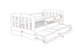 Lit Enfant Avec Barrière De Sécurité Amovible Rose Klaky -Vente De Chambre lit enfant avec barriere de securite amovible rose klaky 3666722173971 1223771