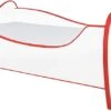 Lit Enfant Blanc Et Rouge 70x140 Cm Avec Sommier Et Matelas Shoopy