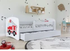 Lit Enfant Rose Fée Avec Papillons Avec Sommiers Et Barrière De Sécurité Amovible Drimy -Vente De Chambre lit enfant blanc fee avec papillons avec sommiers et barriere de securite amovible drimy 3666722165198 1235252