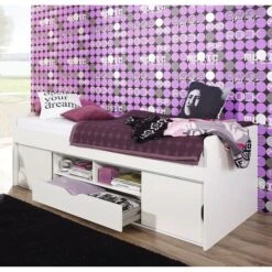 Lit Enfant Blanc Multi Rangements Target -Vente De Chambre lit enfant blanc multi rangements target 218106