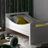 Lit Enfant évolutif 90x140/190 Cm Bois Blanc Féroé
