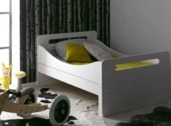 Lit Enfant évolutif 90x140/190 Cm Bois Blanc Féroé