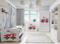 Lit Enfant Vert Zoo Avec Sommiers Et Barrière De Sécurité Amovible Drimy -Vente De Chambre lit enfant vert zoo avec sommiers et barriere de securite amovible drimy 3666722164740 1235322