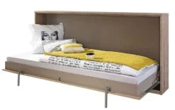 Lit Escamotable Transversale 90x200 Cm Naturel Loka