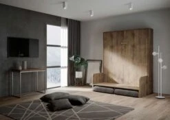 Lit Escamotable Vertical Avec Canapé Bois Noyer 120x190 Cm Kanto 12 Lit Escamotable Vertical Avec Canapé Bois Noyer 120x190 Cm Kanto -Vente De Chambre lit escamotable vertical avec canape bois noyer 120x190 cm kanto 3666722810784 1316479