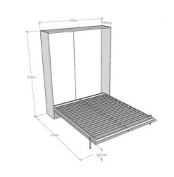 Lit Escamotable Vertical Frêne Blanc Et Porte Orange Kanto 160x190 Cm 11 Lit Escamotable Vertical Frêne Blanc Et Porte Orange Kanto 160x190 Cm -Vente De Chambre lit escamotable vertical frene blanc et porte orange kentaro 160x190 cm 3666722811866 691472