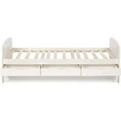 Lit Gigogne 4 Tiroirs Pin Massif Blanc Cezar 90x190 Cm -Vente De Chambre lit gigogne 4 tiroirs pin massif blanc larsen 90x190 cm 3248114150038 413798