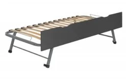 Lit Gigogne 90x190 Cm Bois Anthracite Féroé -Vente De Chambre lit gigogne 90x190 cm bois anthracite feroe 3700429609699 655579