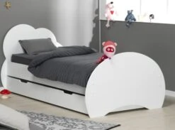 Lit Gigogne 90x190 Cm Bois Blanc Altéa