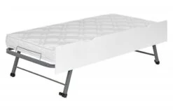 Lit Gigogne 90x200cm Bois Blanc Milo -Vente De Chambre lit gigogne 90x200cm bois blanc milo 655273