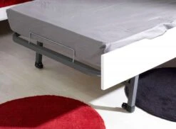 Lit Gigogne 90x200cm Bois Blanc Milo -Vente De Chambre lit gigogne 90x200cm bois blanc milo 655275