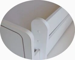 Lit Gigogne Enfant Bois Blanc 80x160 Cm Petit Coeur Rose Vekly -Vente De Chambre lit gigogne enfant bois blanc 80x160 cm petit coeur rose vekly 3666722956178 1510088