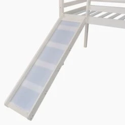 Lit Mezzanine D'enfants Avec Toboggan Et échelle Bois Blanc -Vente De Chambre lit mezzanine d enfants avec toboggan et echelle bois blanc 8718475531418 1115930