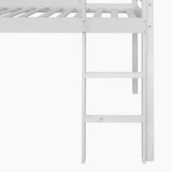 Lit Mezzanine D'enfants Avec Toboggan Et échelle Bois Blanc -Vente De Chambre lit mezzanine d enfants avec toboggan et echelle bois blanc 8718475531418 1115931