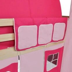 Lit Mezzanine D'enfants Avec Toboggan Et échelle Bois Rose -Vente De Chambre lit mezzanine d enfants avec toboggan et echelle bois rose 8718475531401 1117415