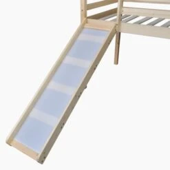 Lit Mezzanine D'enfants Avec Toboggan Et échelle Bois Rose -Vente De Chambre lit mezzanine d enfants avec toboggan et echelle bois rose 8718475531401 1117419