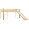 Lit Mezzanine D'enfants Avec Toboggan Et échelle Pin 90x200 Cm 3