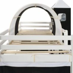 Lit Mezzanine D'enfants Avec Toboggan Et échelle Pin 97x208 Cm -Vente De Chambre lit mezzanine d enfants avec toboggan et echelle pin 97x208 cm 3666722501996 624369