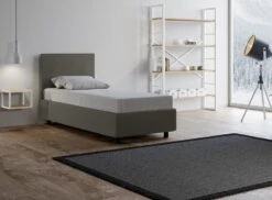Lit Simple Similicuir Gris Amy 80x190 Cm 6 Lit Simple Similicuir Gris Amy 80x190 Cm -Vente De Chambre lit simple similicuir gris amy 80x190 cm 689970