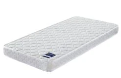 Lit Surélevé Blanc Laqué Rideau Princesses 90x190cm -Vente De Chambre lit sureleve blanc laque rideau princesses 90x190cm 106862