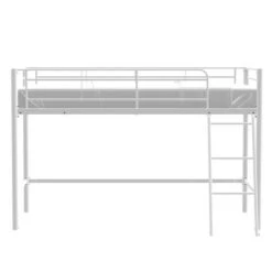 Lit Surélevé Enfant En Métal - Blanc - Sommier Inclus - 90 X 190 Cm - MID -Vente De Chambre lit sureleve enfant en metal blanc sommier inclus 90 x 190 cm mid 3612400210759 453445