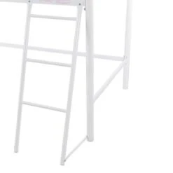 Lit Surélevé Enfant En Métal - Blanc - Sommier Inclus - 90 X 190 Cm - MID -Vente De Chambre lit sureleve enfant en metal blanc sommier inclus 90 x 190 cm mid 3612400210759 453448