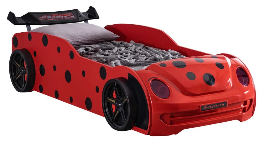 Lit Voiture Coccinelle 90x190 Cm 1 Lit Voiture Coccinelle 90x190 Cm