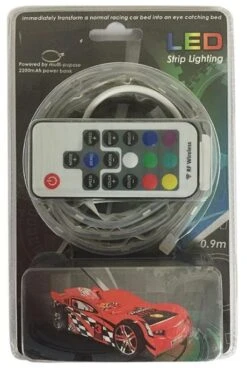 Lit Voiture Formule 1 Rouge à Led 90x200 Cm -Vente De Chambre lit voiture formule 1 rouge lumineux 90 92251