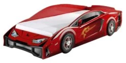 Lit Voiture Rouge Lamborghini 90x200 Cm