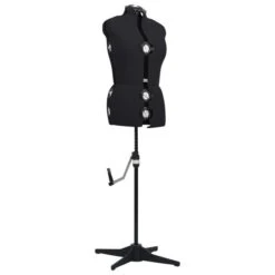 Mannequin De Robe Ajustable Pour Femme Noir M Taille 40-46 -Vente De Chambre mannequin de robe ajustable pour femme noir m taille 40 46 3666722462228 746188