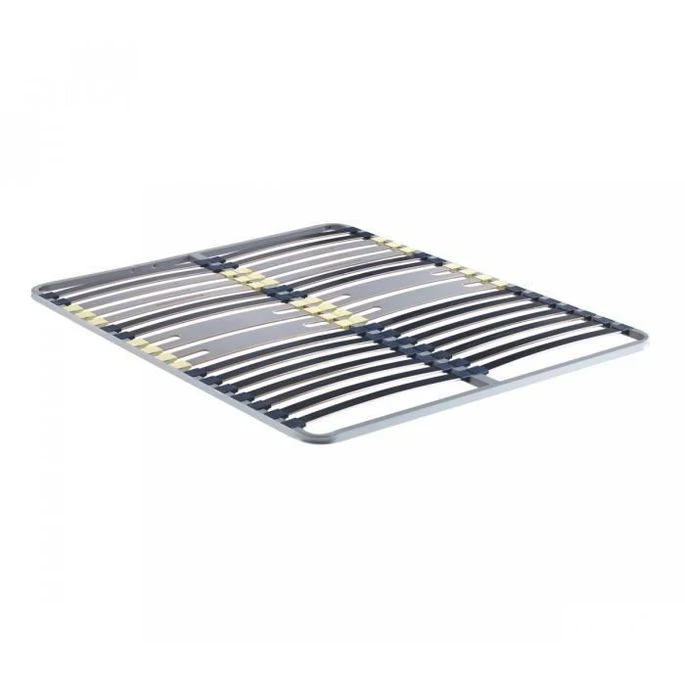 MERINOS Cadre A Lattes 2x80x200 Cm 5 Zones Soutien - Métal Gris Anthracite 1 MERINOS Cadre A Lattes 2x80x200 Cm 5 Zones Soutien - Métal Gris Anthracite