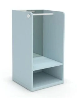 Meuble Penderie Bleu Avec Miroir Sans Pieds Et Patère étoile Blanc