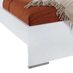 Pack Lit Adulte Et 2 Chevets Blanc Brillant Eva -Vente De Chambre pack lit adulte et 2 chevets blanc brillant eva 218183