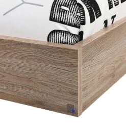 Pack Lit Et 2 Chevets Chêne Sanremo Et Blanc Mat Madrid 180 -Vente De Chambre pack lit et 2 chevets chene sanremo et blanc mat madrid 180 217366