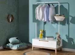 Portant Enfant 1 Tiroir Bois Blanc Et Hêtre Clair Evidence 11 Portant Enfant 1 Tiroir Bois Blanc Et Hêtre Clair Evidence -Vente De Chambre portant enfant 1 tiroir bois blanc et hetre clair evidence 3700429610022 654961