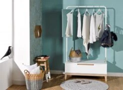 Portant Enfant 1 Tiroir Bois Blanc Et Hêtre Clair Evidence 12 Portant Enfant 1 Tiroir Bois Blanc Et Hêtre Clair Evidence -Vente De Chambre portant enfant 1 tiroir bois blanc et hetre clair evidence 3700429610022 654962