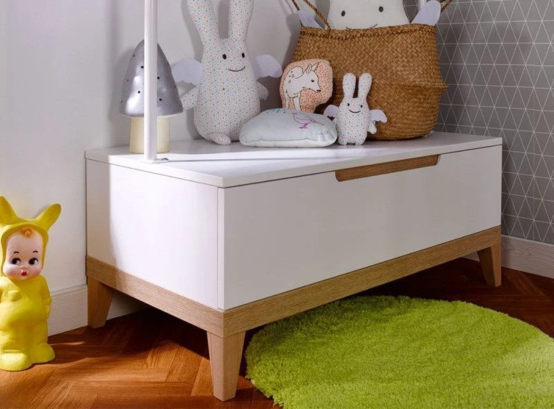 Portant Enfant 1 Tiroir Bois Blanc Et Hêtre Clair Evidence 7 Portant Enfant 1 Tiroir Bois Blanc Et Hêtre Clair Evidence – Image 7