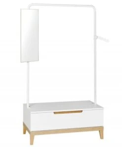 Portant Enfant 1 Tiroir Bois Blanc Et Hêtre Clair Evidence 15 Portant Enfant 1 Tiroir Bois Blanc Et Hêtre Clair Evidence -Vente De Chambre portant enfant 1 tiroir bois blanc et hetre clair evidence 3700429610022 654965