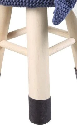 Pouf Enfant âne Crochet Bleu Et Pieds Bois Massif Leala - Lot De 4 -Vente De Chambre pouf enfant ane crochet bleu et pieds bois massif olla lot de 4 3248113617006 662090