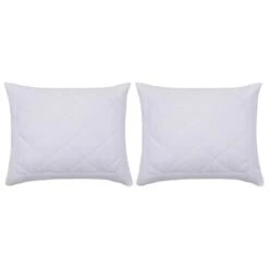 Protège-oreillers 2 Pcs 60x70 Cm Blanc