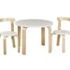Set Table Et 2 Chaises Enfant Ewer Blanc