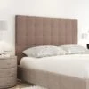 SOGNO Tete De Lit Capitonnées 170 - Tissu Marron
