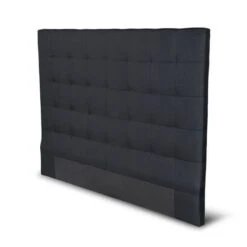 SOGNO Tete De Lit Capitonnées 170 - Tissu Noir -Vente De Chambre sogno tete de lit capitonnees 170 tissu noir 3700538223946 452865
