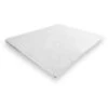SOLEIL D'OCRE Drap Plat Camille - Coton Percale - 260 X 300 - Blanc