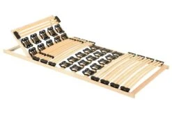 Sommier Avec 38 Lattes Tête De Lit Réglable 80x200 Cm