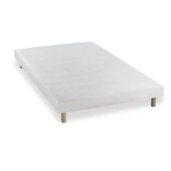 Sommier Tapissier 120 X 190 - 12 Lattes - Blanc Mat - FINLANDEK Rakenne